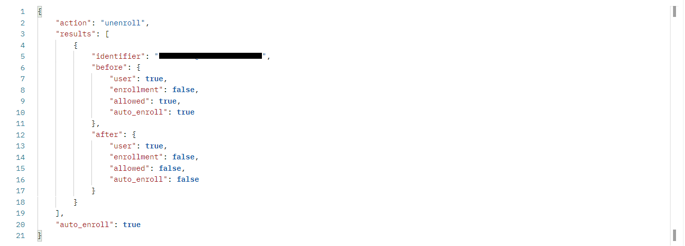 API Sample: Course Subsection List