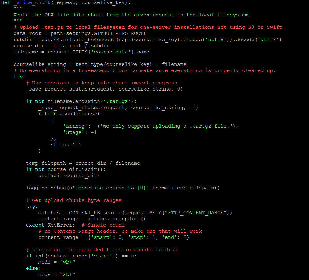 Azure Blob Storage Configuration Image