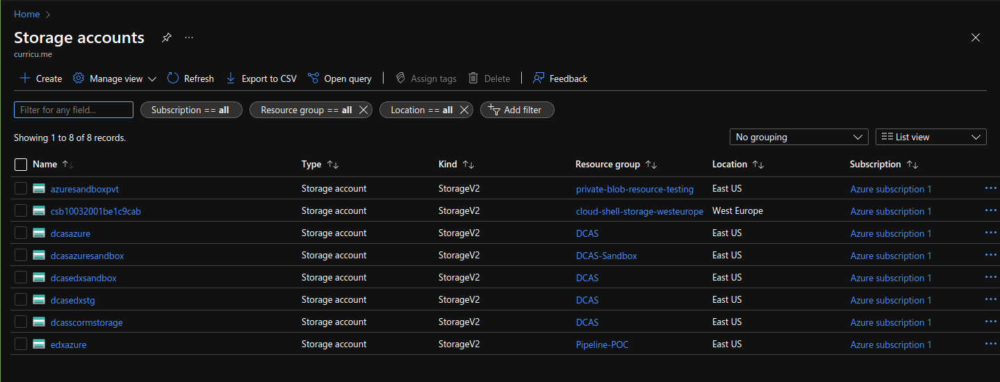 Azure Storage Private Blob Image