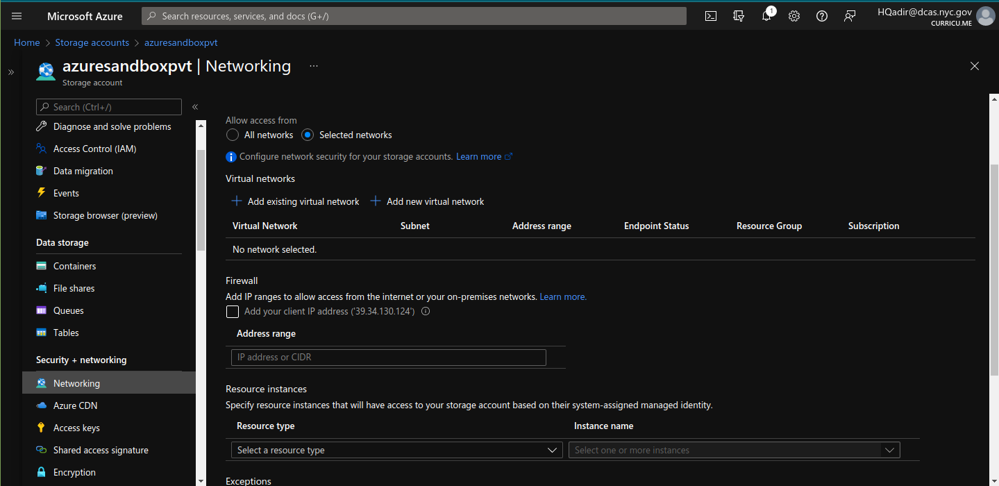 Azure Storage Private Blob Image