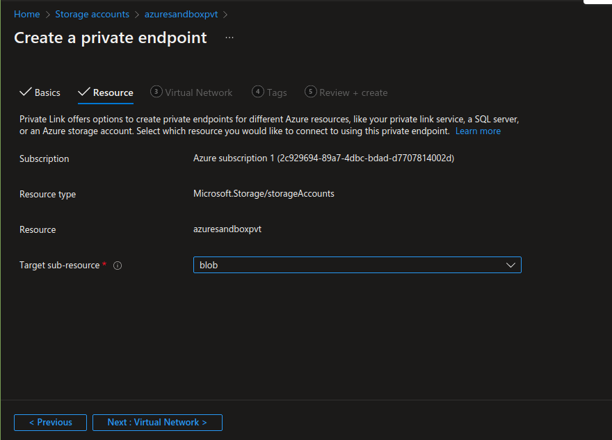 Azure Storage Private Blob Image