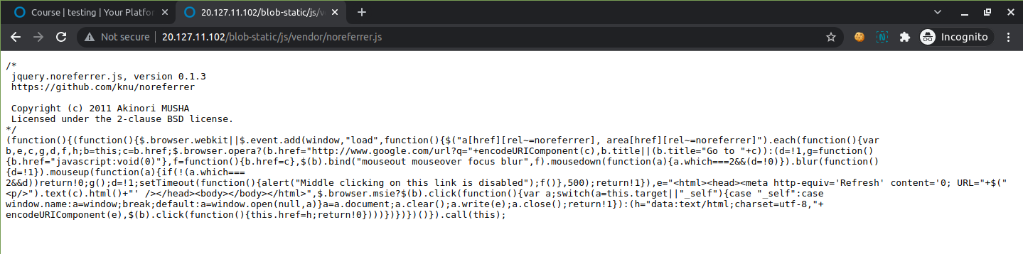 Azure Storage Private Blob Image