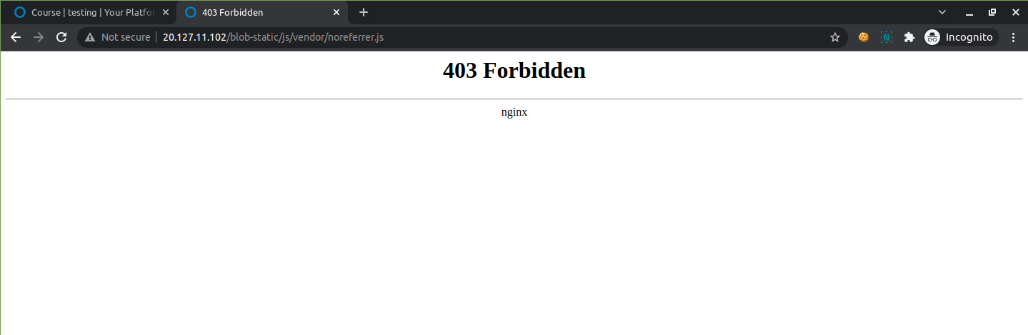 Azure Storage Private Blob Image